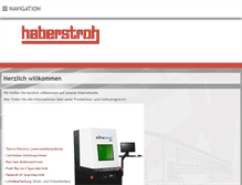Tablet Screenshot of haberstroh.de